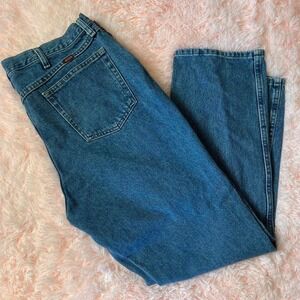 rustler straight leg jeans